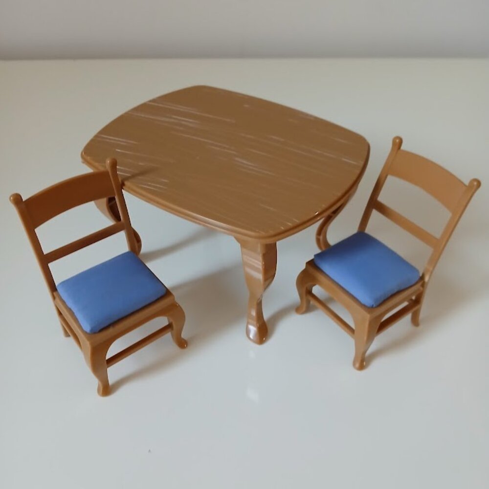 Madeline in Paris Dollhouse Dining Set & bonus Rug